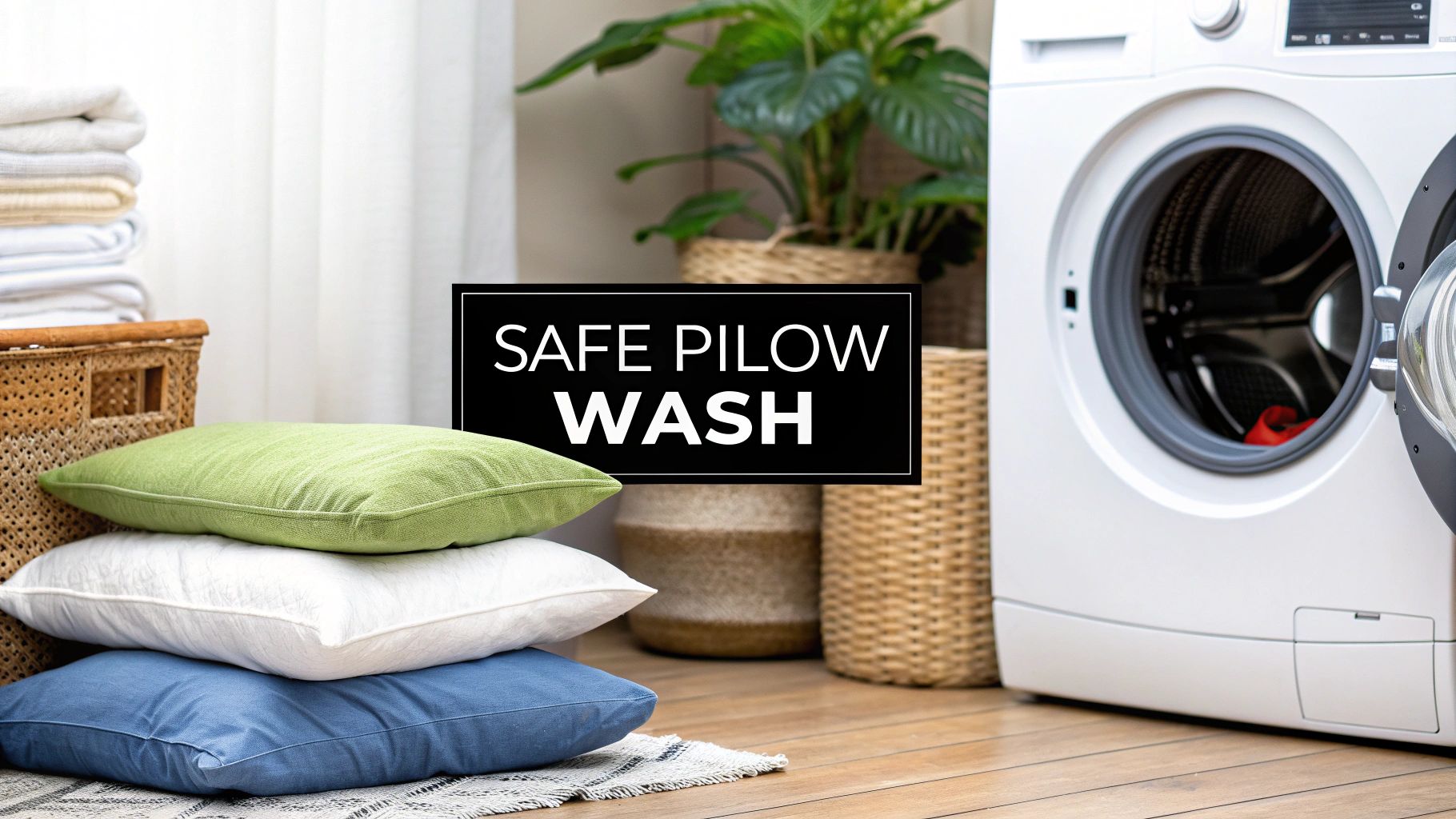 Can You Wash Pillows Safely at Home? – Sienna Living