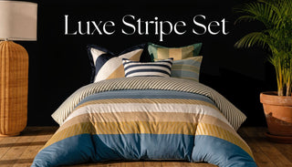 Elevate Your Sleep with a Luxe Stripe Sheet Set