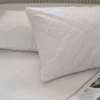 Bamboo Quilted Pillow Protector 2 Pack