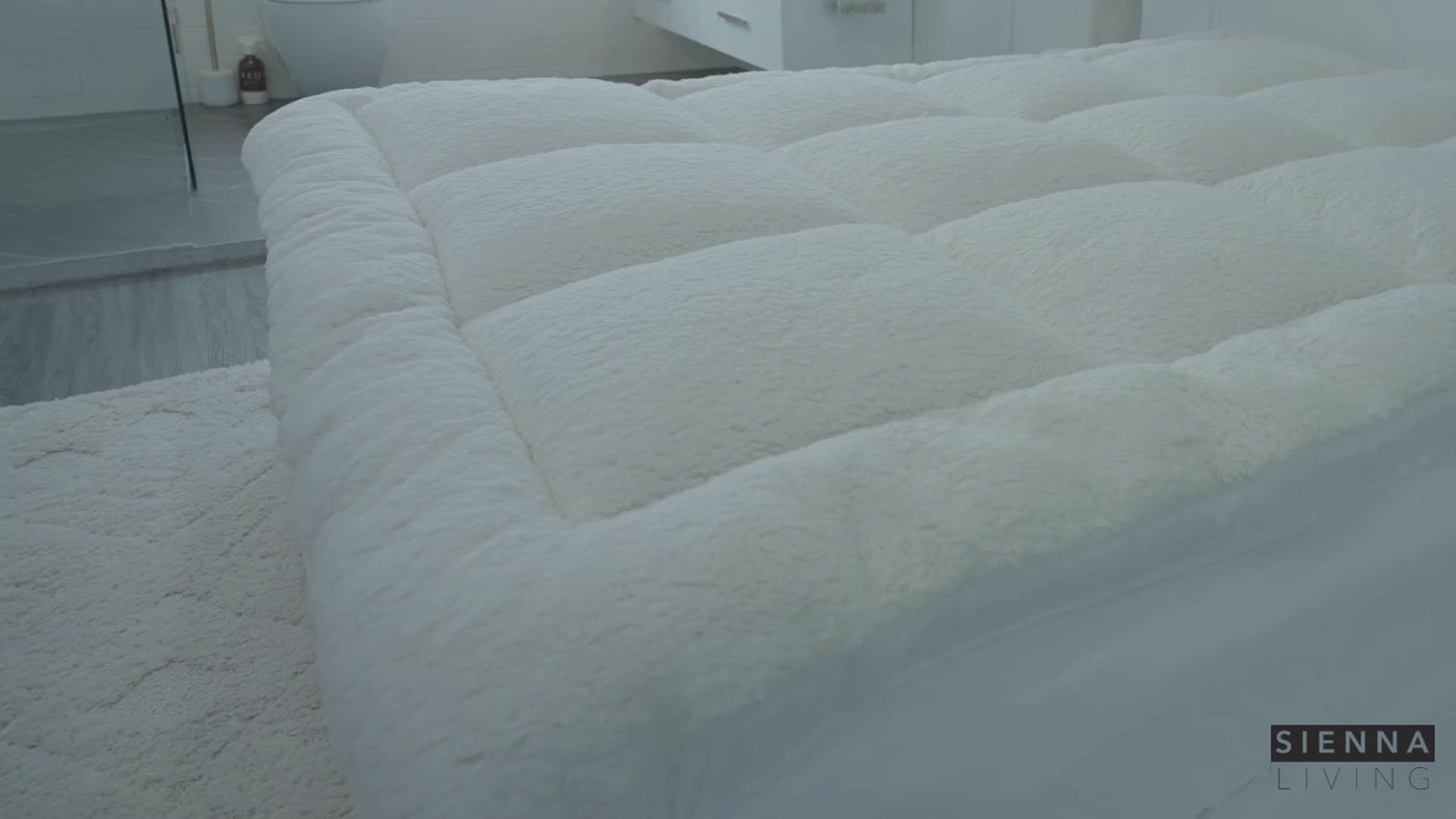 Video of  Sienna Living Snuggle mattress topper